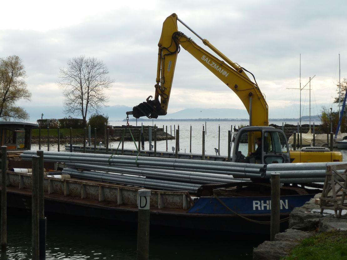 Bagger am Bodensee